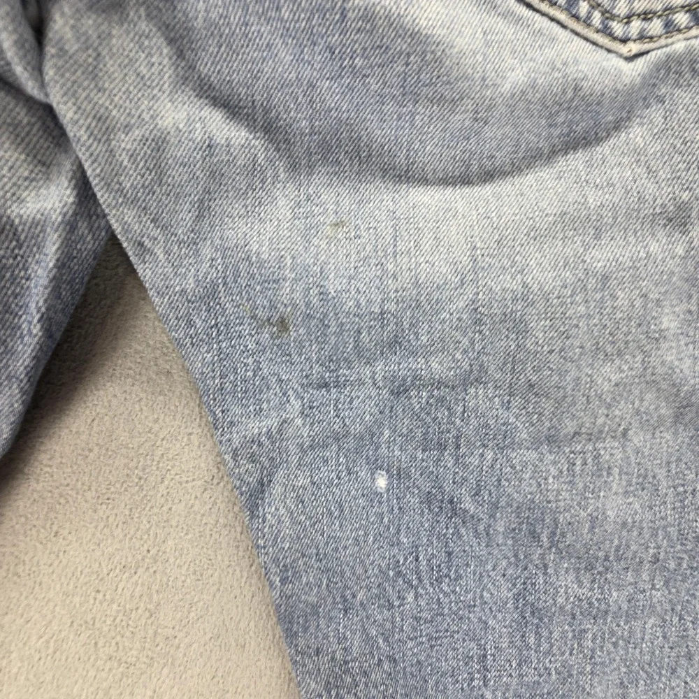 Diesel Jeans Mens 34x30 Blue Larkee Regular Straight Distressed Button Fly 0800Z